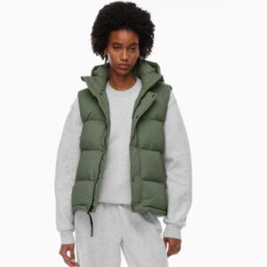 The Super Puff Vest in the colour Sagesse